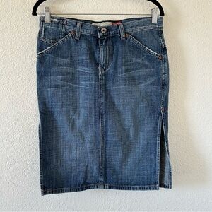 GUESS Women’s Denim Skirt 28 Blue Western Rodeo Country  Casual Western Y2K 90s